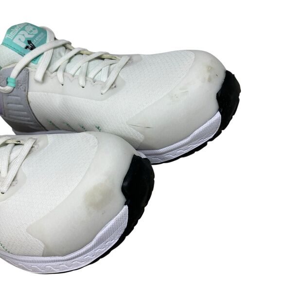 Timberland PRO Composite Toe Sneakers 8.5 White Overdrive Grey  Safety - Picture 7 of 14